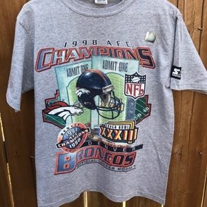 Denver Broncos Vintage 1997 Starter t-shirt NEW